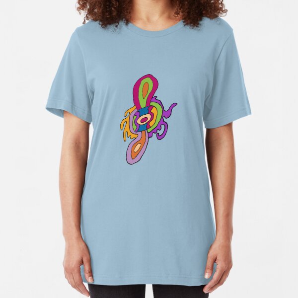 Abstract Spin-thingy Slim Fit T-Shirt