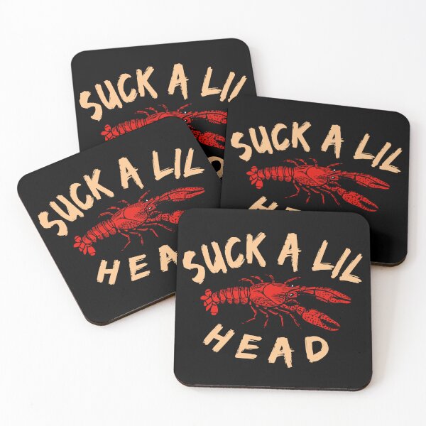 Item preview, Suck a lil Head Crayfish Crawfish Mudbug Cajun designed and sold by YJHDesign.