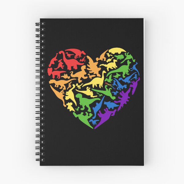 Item preview, DinoToons Heart (Rainbow) designed and sold by Phoenix of Starlight.