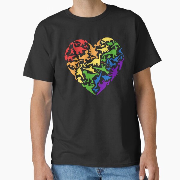 Item preview, DinoToons Heart (Rainbow) designed and sold by Phoenix of Starlight.