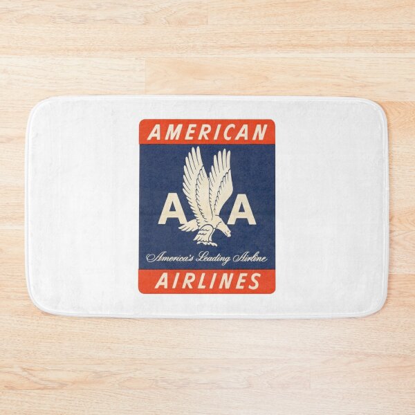 Simple American Airlines Design Bath Mat