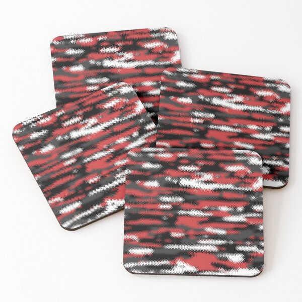 Item preview, Red Grey Silver Camouflage  designed and sold by Tshirtstory.