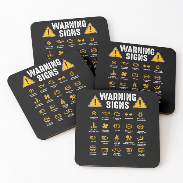 Item preview, Funny Driving Warning Signs 101 Auto Mechanic Driver designed and sold by millierandall2.
