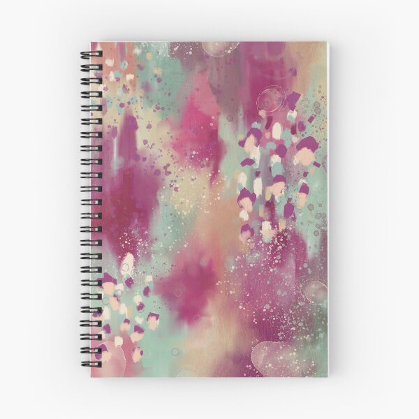 Item preview, Pink green abstract painting  designed and sold by vianahline.