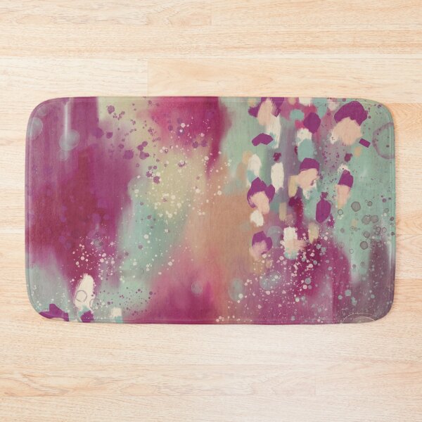 Item preview, Pink green abstract painting  designed and sold by vianahline.