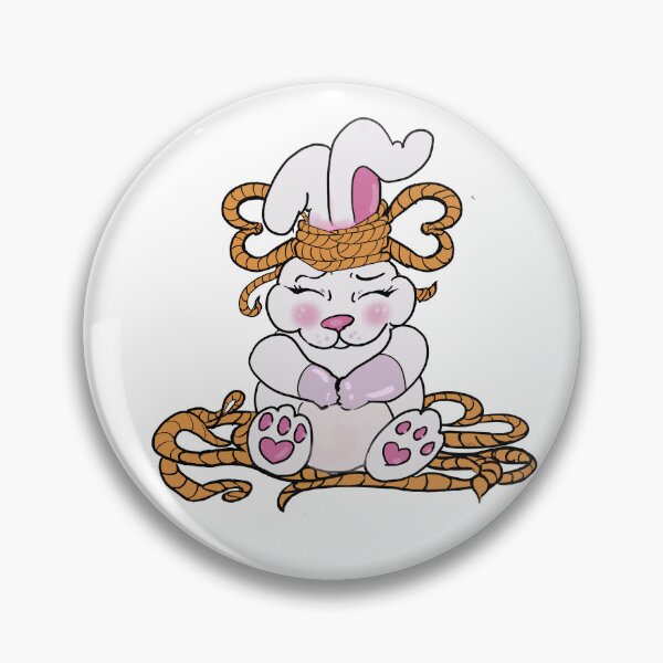 Item preview, Blushing Rope Bunny. designed and sold by SprinkleNSprout.