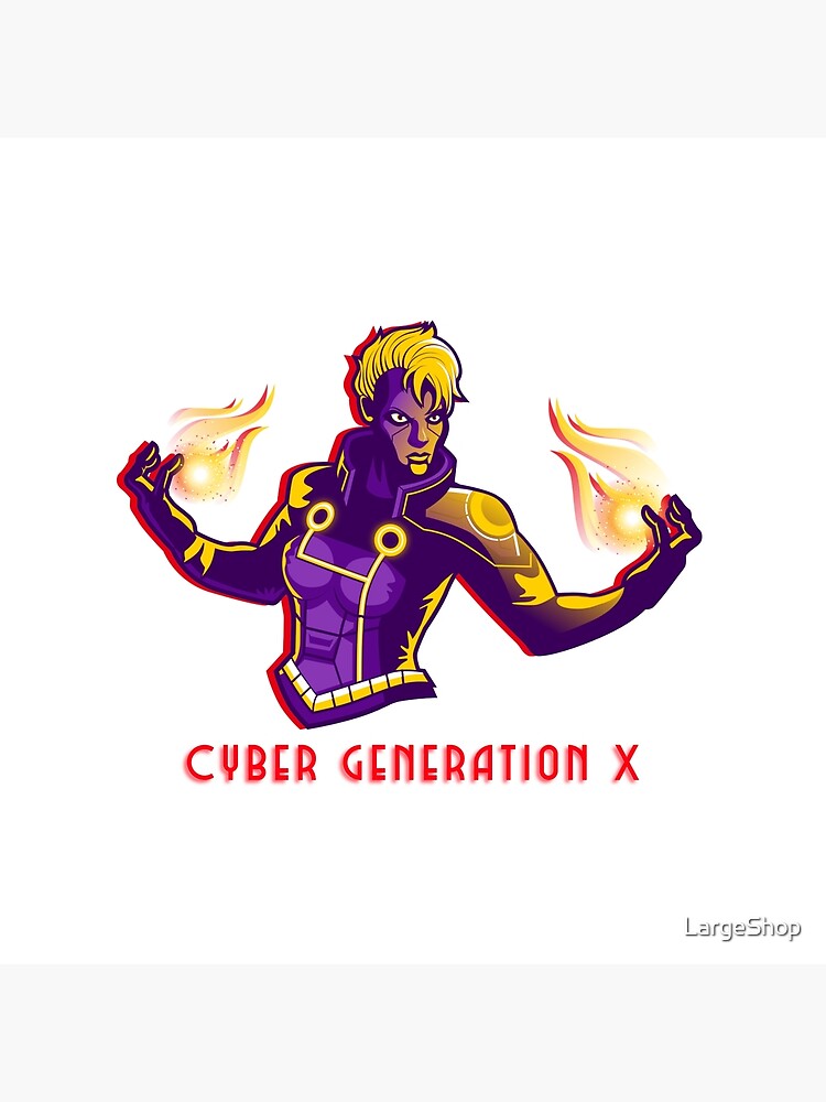 "CYBER GENERATION X black girl power" Poster for Sale by