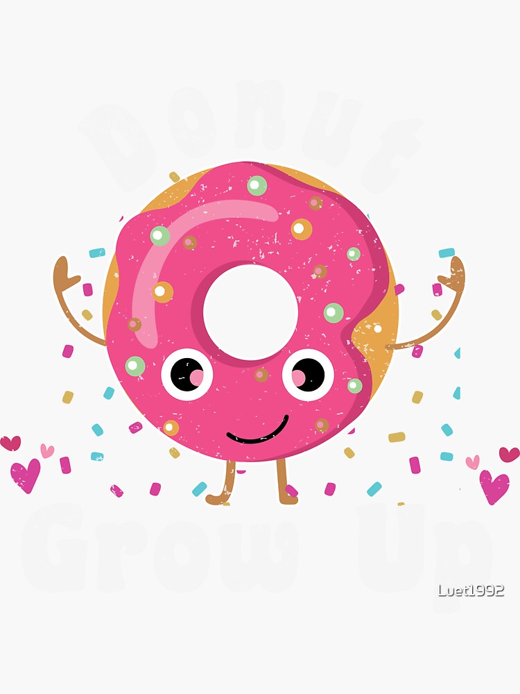 "Donut Spruch Doughnut Birthday Candy" Sticker by Luet1992 Redbubble