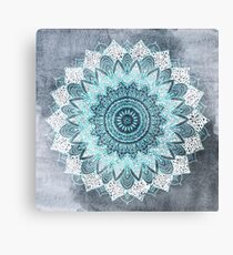Lienzo metálico BOHOCHIC MANDALA EN AZUL
