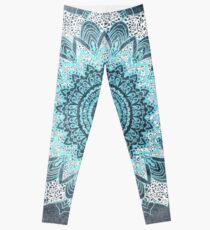 BOHOCHIC MANDALA IN BLUE Leggings