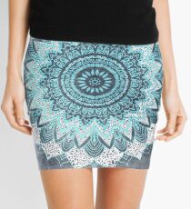 BOHOCHIC MANDALA IN BLUE Mini Skirt