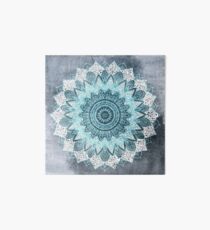 BOHOCHIC MANDALA IN BLAU Galeriedruck