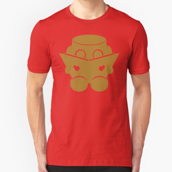 O'BOT: Love a Book (Gold) 1.0 Slim Fit T-Shirt