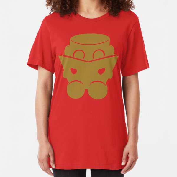 O'BOT: Love a Book (Gold) 1.0 Slim Fit T-Shirt