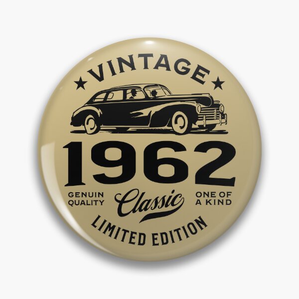 Item preview, Vintage 1962 Classic 60 Years Old Gifts 60th Father’s Day idea  designed and sold by BahaaIB.