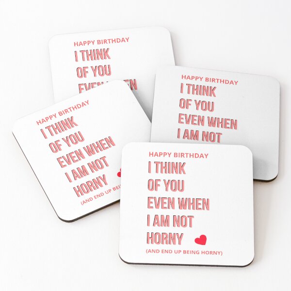 Item preview, Funny Naughty Dirty Happy Birthday gifts for him and her designed and sold by TextToTee.