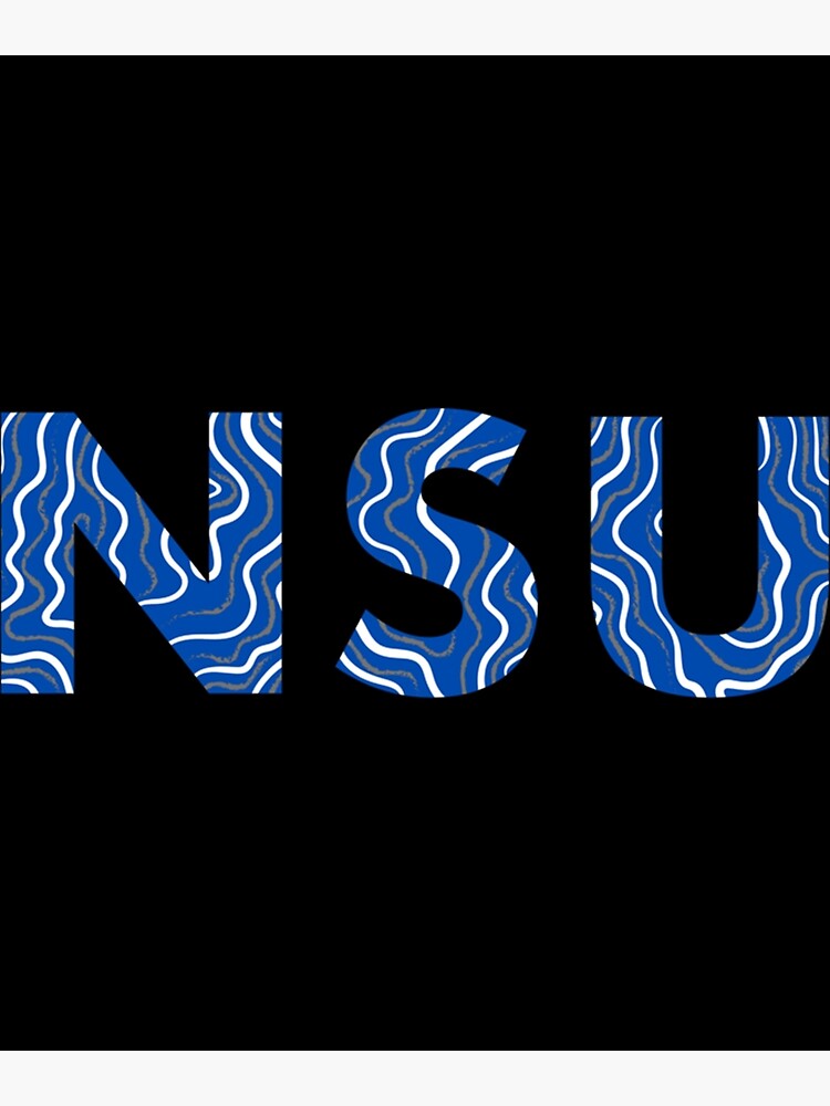 "NSU Nova Southeastern University" Poster for Sale by TheOutbound