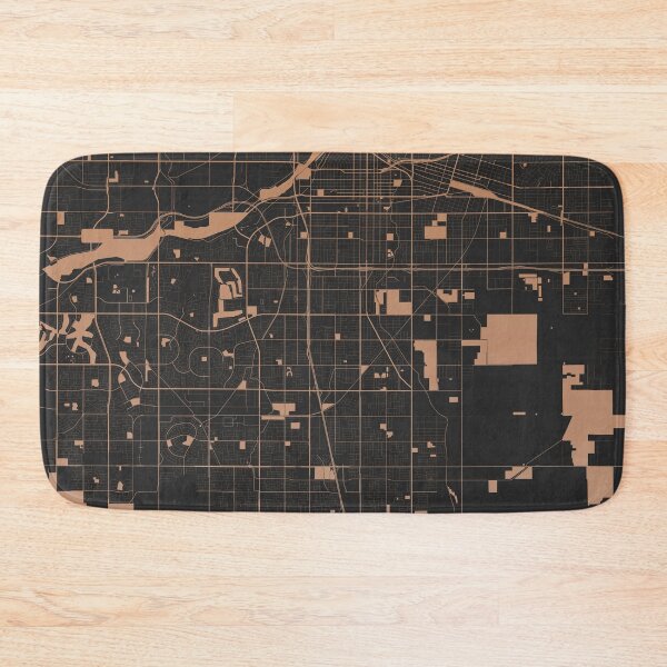 Item preview, Bakersfield Chocolate color Map Art California USA designed and sold by EpicMaps.