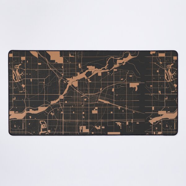 Item preview, Bakersfield Chocolate color Map Art California USA designed and sold by EpicMaps.