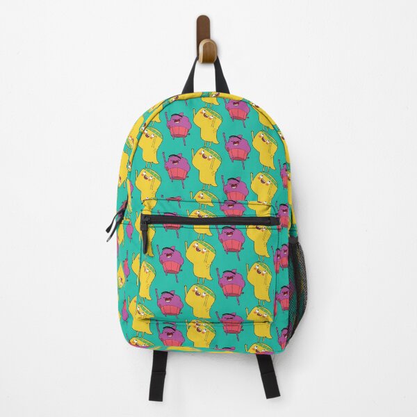 Vista previa del artículo con la obra «Cupcake y Dino Bailando en una Fiesta», diseñado y vendido por Bonobofy.
