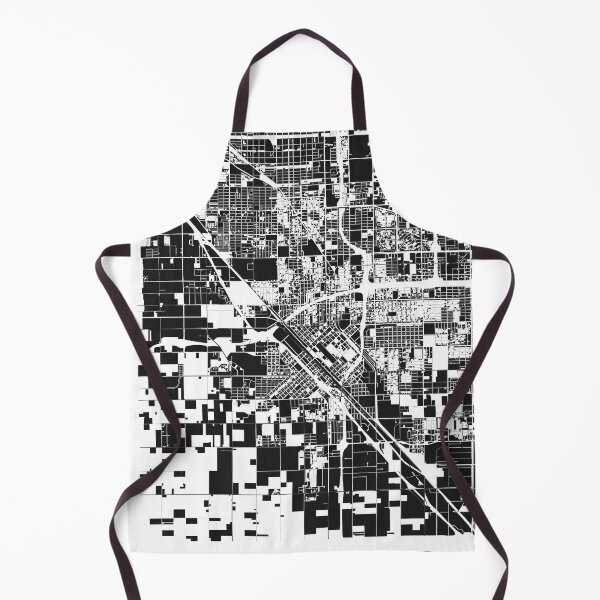 Item preview, Fresno Black white Map Art California USA designed and sold by EpicMaps.