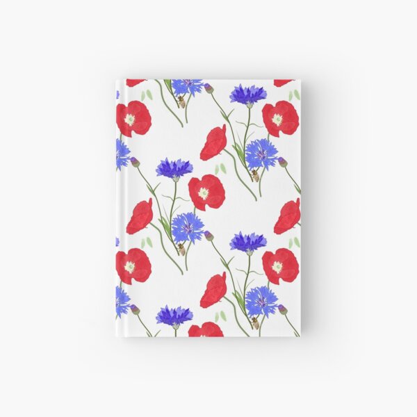 Poppies & Cornflowers Hardcover Journal