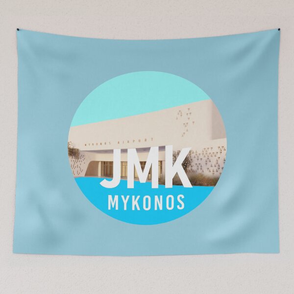 Item preview, JMK MYKONOS AIRPORT cyan edition designed and sold by angelisart.