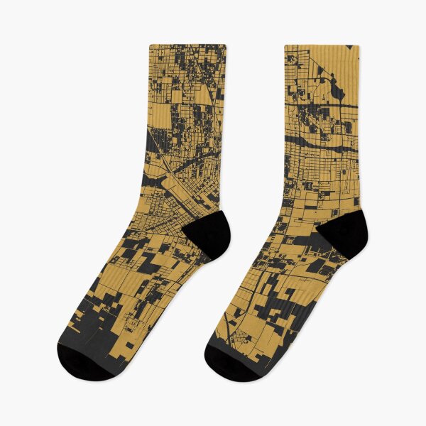 Item preview, Fresno Black Gold Map Art California USA designed and sold by EpicMaps.