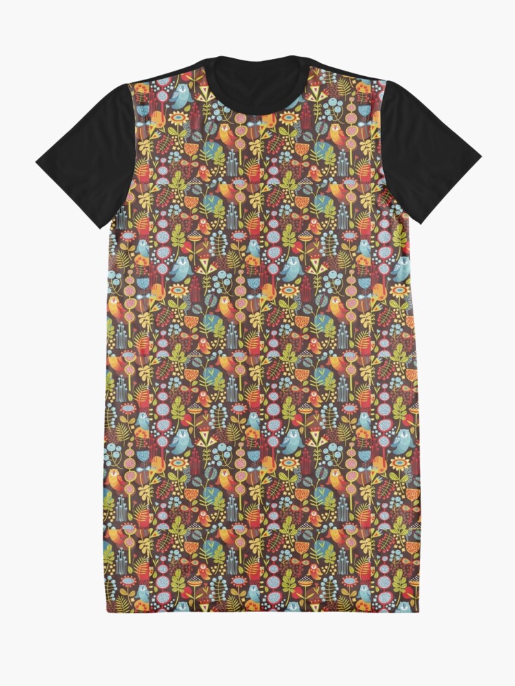 Alternate view of Owly Graphic T-Shirt Dress