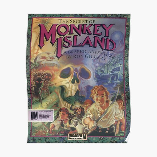 The Secret of Monkey Island Poster Poster