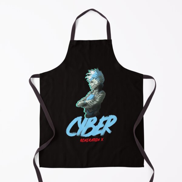 Artikelvorschau, CYBER GENERATION X Cybergirl mit blauem Irokesenschnitt entworfen und verkauft von LargeShop.