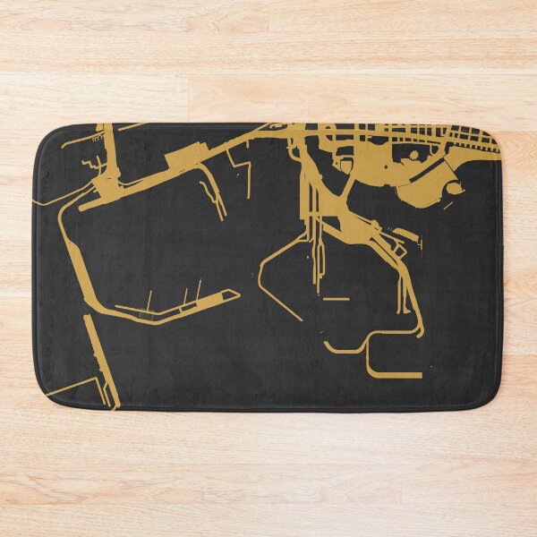 Item preview, Long Beach Map Art Black Gold California USA designed and sold by EpicMaps.