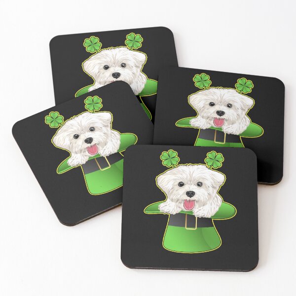 Item preview, Funny Irish Leprechaun Hat Maltese Dog St Patrick's Day designed and sold by millierandall2.