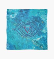 Drittes Auge Chakra & Quantum Quattro Stein Tuch