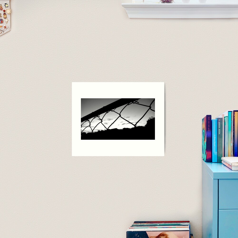 The Fences Are Up Art Print