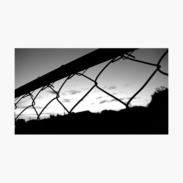 The Fences Are Up Photographic Print