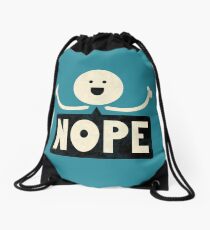 Nope Drawstring Bag