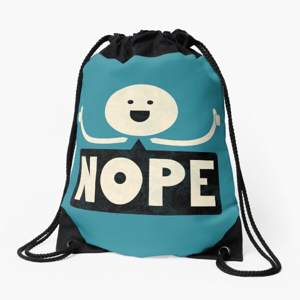 Nope Drawstring Bag