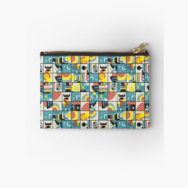 Item preview, Blue monster pattern designed and sold by Ekaterina Panova.