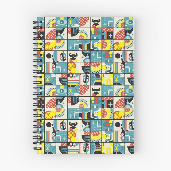 Item preview, Blue monster pattern designed and sold by Ekaterina Panova.
