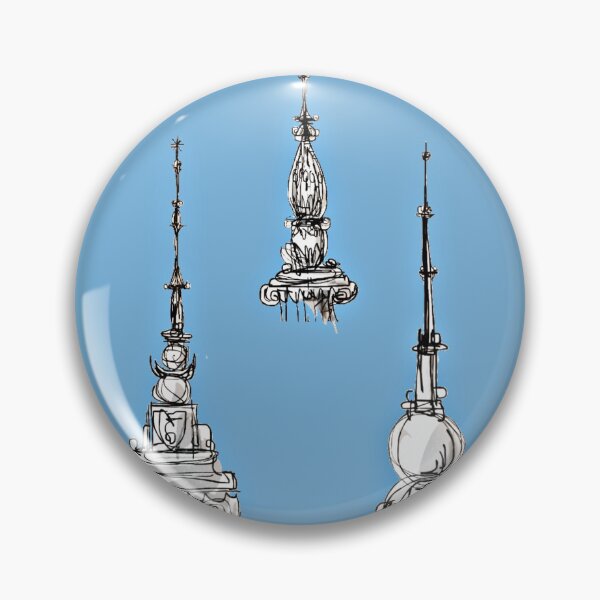 Artikelvorschau, Spires, Blue entworfen und verkauft von JohnnyArtPavlou.