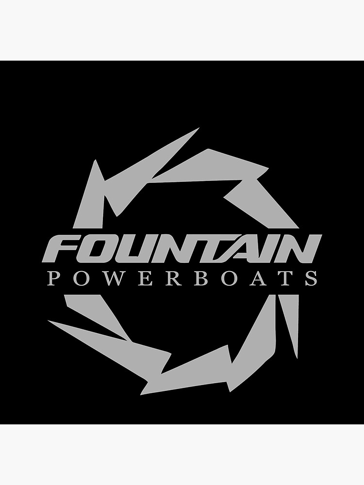 “Fountain Powerboats Boat” Poster for Sale by Shoppingidd | Redbubble