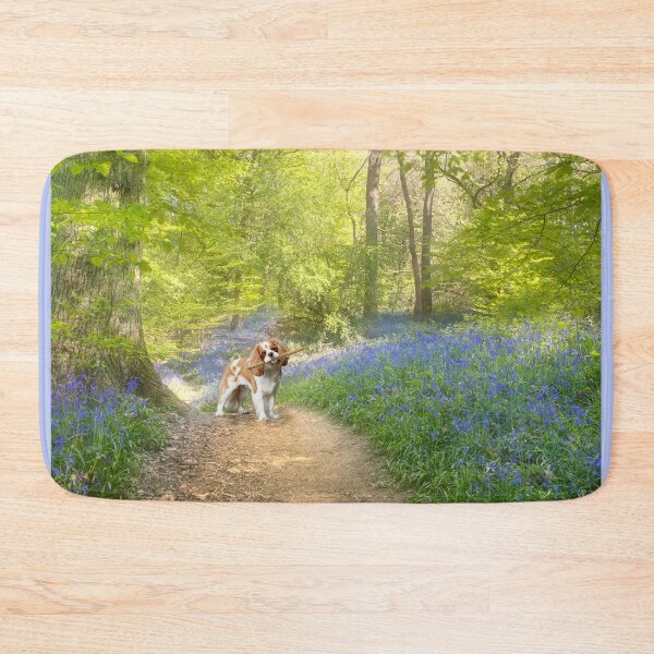 Item preview, Cavalier King Charles Spaniel In A Bluebell Wood  designed and sold by Alisonchambers2.