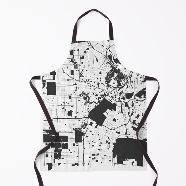 Item preview, Los Angeles Map Art Black white California USA designed and sold by EpicMaps.
