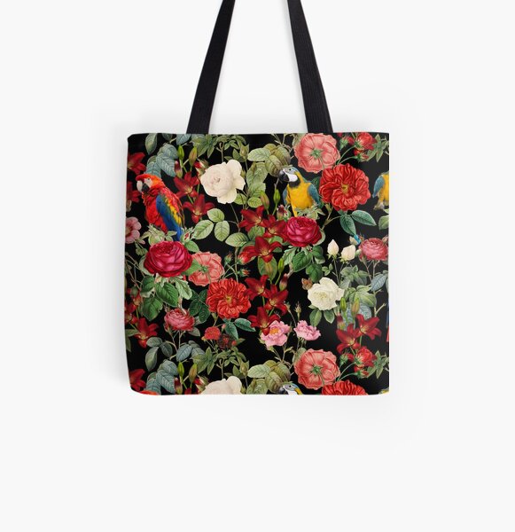 Tropical Pattern All Over Print Tote Bag
