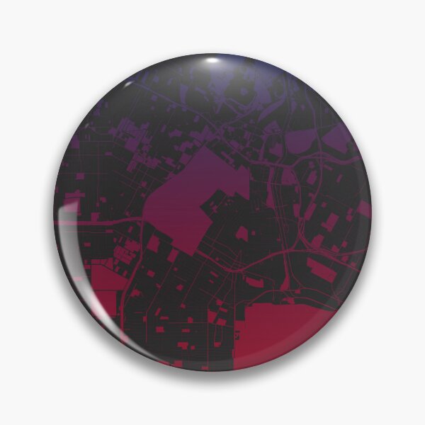 Item preview, Los Angeles Map Art Pink Blue California USA designed and sold by EpicMaps.