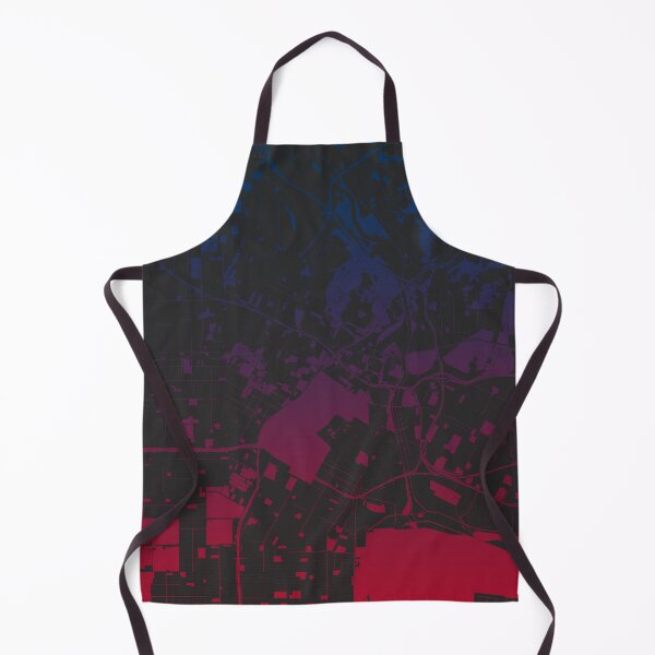 Item preview, Los Angeles Map Art Pink Blue California USA designed and sold by EpicMaps.