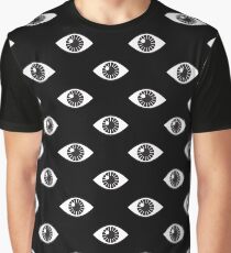 Eyes Wide Open - on Black Graphic T-Shirt