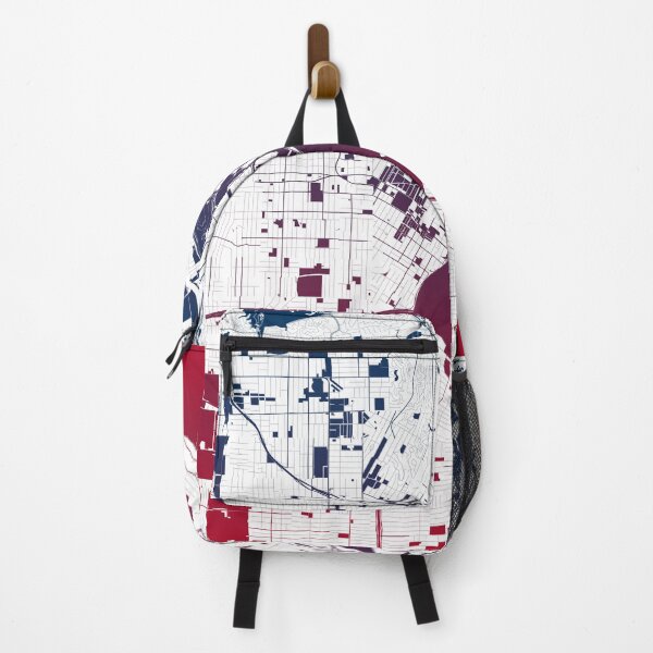 Item preview, Los Angeles Map Art Pink Blue California USA designed and sold by EpicMaps.