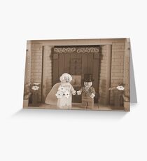 Just Married Greeting Card